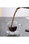 HOOPZOZA 80mL Espresso Cups Double Wall Coffee Cup with Handle for Espresso Machine and Coffee Make