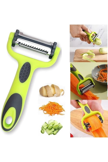 Vegetable Peeler 3 in 1 Swift Rotatable, Potato Peeler Vegetable Cutter Fruit Planer with Rotating