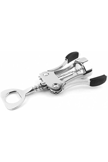 فتاحة زجاجات النبيذ/الشمبانيا على شكل جناح من CLASSYTOUCH مع مفتاح مدمج