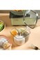 Tazweeq Clear Seasoning Box, 4 Compartments Sealed Seasoning Box With Lid, Seasoning Box with Cover