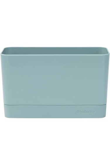 Brabantia Sink Organiser (Mint Green) Non-Slip, Non-Scratch Kitchen Countertop Storage Caddy for Di