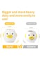 AMZWISH EJOTSTSD LuoCoCo Cute Egg Separator, Ceramics Vomiting Chicken Egg Yolk White Separator, Pr