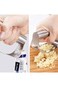 WYYDZHTER Garlic Press Rocker, Stainless Steel Garlic Presser Garlic Mincer Garlic Crusher, Comfort