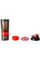 DORSA Spider Bottle water bottle Protein Shaker 500ml with storage containers Red, HM-PS-8008-R, Sp