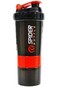 DORSA Spider Bottle water bottle Protein Shaker 500ml with storage containers Red, HM-PS-8008-R, Sp