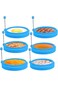 Egg Ring, Fried Egg Mold, Egg Separator, Reusable Cooking Rings, Silicone Non-Stick Egg Shaper Ring