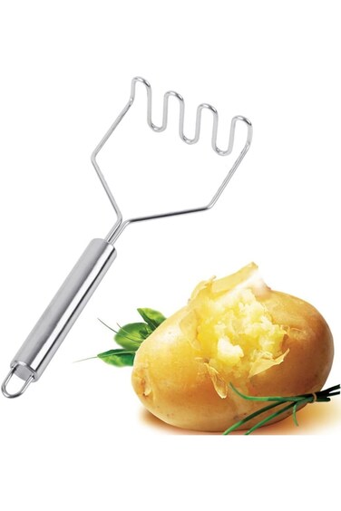 Stainless Steel Potato Masher, Creative Mash Press, Kitchen Tools, Easy to Make Mashed Potatoes, 1