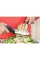 Clever Cutter 2 in 1 Stainless Steel Vegetable Kitchen Knife &amp; Cutting Board Scissors