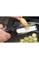 Clever Cutter 2 in 1 Stainless Steel Vegetable Kitchen Knife &amp; Cutting Board Scissors