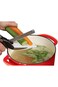 Clever Cutter 2 in 1 Stainless Steel Vegetable Kitchen Knife &amp; Cutting Board Scissors