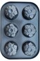 Cupcake Baking Best Quality Pan 6 Cup Non-Stick Muffin Tray Grey Cake Pan (DESIGNED BOTTOM)