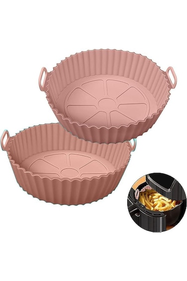Luksyol Silicone Liners - Reusable Replacement for Parchment Paper - Oven and Basket Compatible (Pi