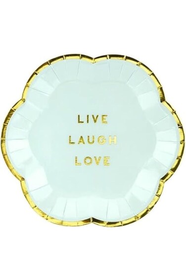 Yummy Plates - Live Laugh Love