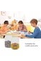Royalford Round PET Jar with Cap, Clear 3 Liter Capacity, RF11100