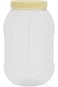Royalford Round PET Jar with Cap, Clear 3 Liter Capacity, RF11100