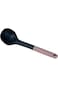 Cuisine Art PP Handle Nylon Soup Ladle with Hanging Hole, Heat Resistant, Light Maroon (Rose)
