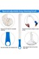 Canwilon Flexible Long Bottle Cleaning Brush, Multi-Function Scourer for Decanters, Goblets, Glasse