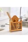 High Quality Wooden Cutlery Strainer, Hanging Kitchen Utensil Holder, Chopsticks Holder, Desk Organ