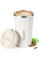 ECVV 380Ml Travel Coffee Mug, Insulated Travel Coffee Mug With Lid, Leak Proof Coffee Travel Mug,Su