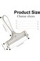 ALMEKAQUZ Manual Cheese Slicer, with 4 Spare Wires, Cheese Slicer, Adjustable Thickness Cheese Slic
