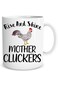 Funnwear Rise And Shine Mother Cluckers! Funny Coffee Mug Rooster Themed Gifts Chicken Coffee Cup f