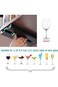 U HOOME Wine Glass Holder Under Shelf,Wine Glass Rack Under Cabinet,No Drill &amp; Screws for Kitchen,B
