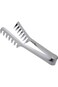 HornTide Stainless Steel Pasta Tongs Pack of 2 Piece Teethed Ends Design for Spaghetti Noodle Pastr