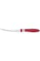 Tramontina Cor&amp;Cor 2 Pieces Tomato Knife Set with Stainless Steel Blade and Red Polypropylene Handl