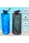Goodern Collapsible Water Bottles,3PCS Large Foldable Water Bottle 700ML Leak Proof Portable Travel