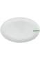 Royalford Porcelain Magnesia Oval Plate, White 10 inch Size, RF7987