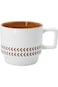 HOOPZOZA Ceramic Coffee Cup 320mL Handle Espresso Cup Retro Tea Mug Milk Cup for Cappuccino Latte (