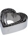 Royalford 5 Pcs Cookie Cutter Set, Stainless Steel, RF10278 - Premium-Quality, Food Grade Material,