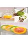 4-Piece Clear Film Fresh-keeping Box Set, Fruit &amp; Vegetable Storage Containers, Half-Cut Pr