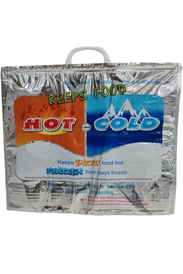 Reusable Insulated Bags for Hot &amp; Cold Food Storage Bags for Food Frozen and Hot (3, 40x47)