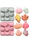 ALMEKAQUZ 2Pcs Silicone Mould,Chocolate Cookie Silicone Mould,3D Pumpkin Silicone Mould,Dessert Mou