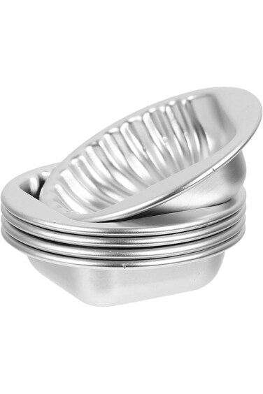 Khazna Cake Mold, 5pcs Cake Mold Small Tart Tins Muffin Cup Small Dessert Cups Metal Baking Molds E
