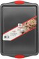 Trust Pro Non Stick Cookie Tray, 43.5 x 30 x 1.6 cm, Black/Red