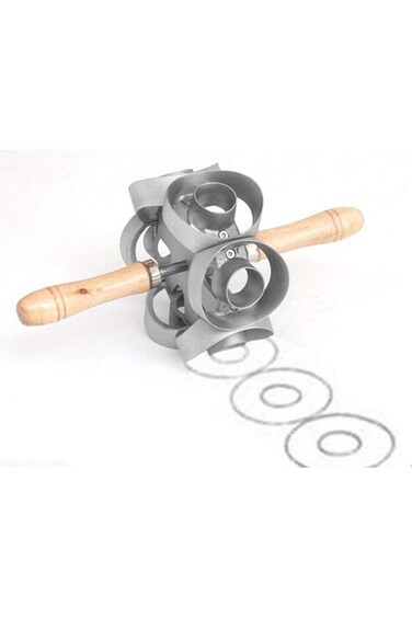 قطاعة الدونات على شكل لفة واحدة