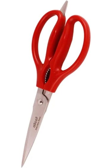 Ascot Kitchen Scissor, Red/Silver