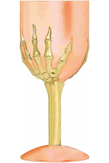 FIESTAS GUIRCA Wine/Soda Skeleton Glass 18 Cms.