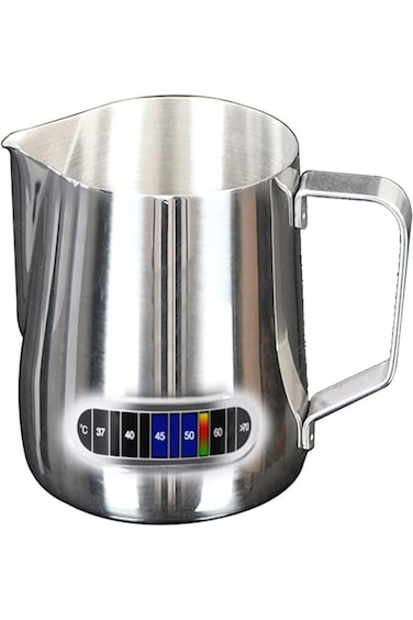 Taimi Coffee Milk Frothing Cup, Stainless Steel Espresso Steaming Milk Frothing Pitcher with Temper