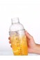 FKBDDM 700ml Cocktail Shaker, Lemon Tea Shaker, Clear Mixed Hand Shaker, Transparent Cup Shaker Too