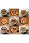 16Pcs/1Set Fancy coffee printing model thickening Coffee Latte Cappuccino Barista Art Stencils Cake