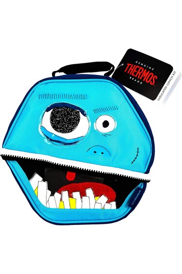 Thermos- Kids School Lunch Bag-Fun Faces Hexagon
