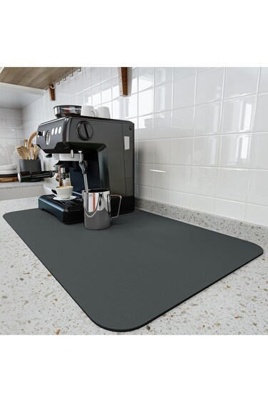 سجادة تجفيف الأطباق من KKAERDIYA لطاولة المطبخ، سجادة آلة القهوة، سجادة واقية من الانسكاب غير قابلة للانزلاق