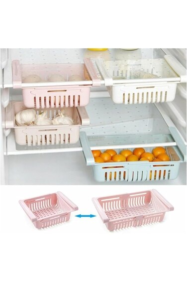 Drama Home 4 Piece Fridge Storage Bins Multicolor