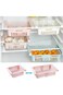 Drama Home 4 Piece Fridge Storage Bins Multicolor
