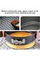 OX Springform Pan Round Free Base Cake Baking Pan High Quality Non-Stick   Cake Mold for Desserts a