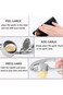 ORiTi Garlic Press with Silicone Peeler &amp; Brush, Ginger Crusher with Good Grip, Premium Garlic Minc