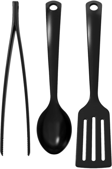 Ikea Gnarp Kitchen Utensil Set, Black (3 Piece)